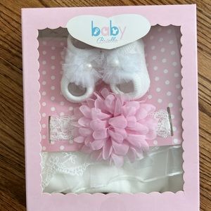 3 piece baby girl gift set NWT